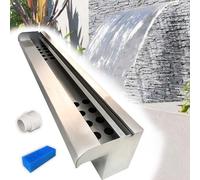 Déversoir de Cascade F Mount pour bassins à carpes koï, rocailles de Jardin, Patio et Spa : élément décoratif extérieur Qui embellit Le Paysage et crée Une Ambiance paisible.
