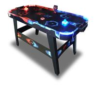 Table de Air Hockey à air Pulsé - 146 Cm FIRE & ICE LED- Jeux de Palet - Jeux Arcades Bar