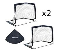 Set de 2 Buts de Football - DEVESSPORT - Pliables Pop-Up - Robustes - Pour Enfants 5-8 Ans - Int/Ext