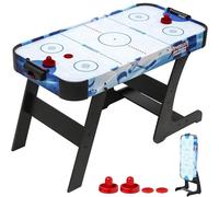 DEVESSPORT Table Air Hockey Sidney Pliable. Design Moderne. Roulettes, Rangement Facile. Familial. Dès 8 Ans