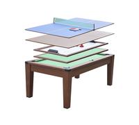 Devessport Table multi-jeux convertible en table à manger : 4 jeux - PL2258