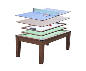 Devessport Table multi-jeux convertible en table à manger : 4 jeux - PL2258