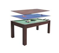 Devessport Table multi-jeux convertible en table à manger : billard, ping-pong - PL0346