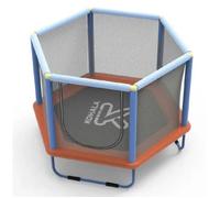 Devessport Trampoline Pour Enfants Kohala Baby, Ø140 Cm,Filet De Sécurité, 1 À 6 Ans, Intérieur/Extérieur, Charge Maximale 50kg