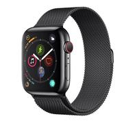 Devia 325052BK MILANESE LOOP 40MM SBLK Bande Noir Acier inoxydable