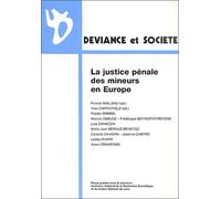 Déviance Et Société Volume 26 N° 3, Sept - La Justice Pénale Des Mineurs En Europe