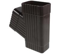 Déviateur de Gouttière en Alliage D'aluminium Y 60x80 MM Marron | Branchement en Y Précis, Étanchéité sans Soudure ni Colle, pour Toitures et Murs Élevés
