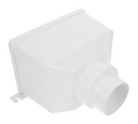 Déviateur de Tuyau de Gouttière PVC Blanc 75mm pour Récupération | Connexion Étanche, Plastique Solide, Protection de Fondation, Installation Facile, Usage Résidentiel et Commercial