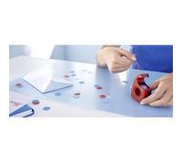 Dévidoir à main Easy Cut, rouge/bleu, non équipé