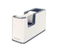 Leitz Dévidoir, Base Lourde avec Ruban Adhésif, WOW, Blanc Perlé/Gris