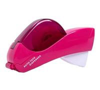 Dévidoir Automatique et Pistolet à Ruban Adhésif 12 mm et 19 mm pour Cadeaux, Paquets, Scrapbooking et Enveloppes (Rose)
