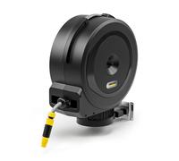 Kärcher Enrouleur de tuyau HBX 5.25 automatique : tuyau de 25 m, tuyau de raccordement : 1,5 m, retour automatique du tuyau, confortable et flexible, noir