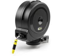 Kärcher Enrouleur de tuyau HBX 5.35 automatique : tuyau de 35 m, tuyau de raccordement : 1,5 m, retour automatique du tuyau, confortable et flexible, noir