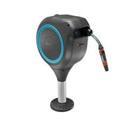 Dévidoir automatique pour terrasse - GARDENA - RollUp - M - Bleu - Longueur 20 m - Tuyau 13 mm
