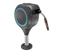 Gardena Dévidoir automatique pour terrasse RollUp S 15m - Bleu Bleu