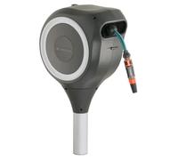 Dévidoir automatique sur pic Gardena RollUp S 15m | Blanc