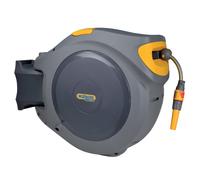 Dévidoir caréné tuyau arrosage équipé Hozelock Auto Reel Flowmax 28 m