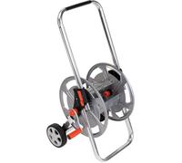 Dévidoir d'arrosage métallique sur roues Capvert - Poignée réglable