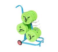 Dévidoir De Bobines De Fil Robuste, Distributeur De Fil Portable À Roulettes, Distributeur De Câbles À Plusieurs Essieux, Capacité De Charge De 150 Kg, For Un Espace(Green)