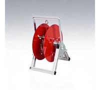 Dévidoir de câbles, enrouleur de fil pliable et portable industriel en acier inoxydable, organisateur multi-bobines for câbles et fils en vrac (1/2/3/4/5 axes)(Stainless steel 1 bearing)