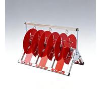 Dévidoir de câbles, enrouleur de fil pliable et portable industriel en acier inoxydable, organisateur multi-bobines for câbles et fils en vrac (1/2/3/4/5 axes)(Stainless steel 3 bearing)