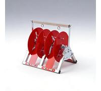 Dévidoir de câbles, enrouleur de fil pliable et portable industriel en acier inoxydable, organisateur multi-bobines for câbles et fils en vrac (1/2/3/4/5 axes)(Stainless steel 2 bearing)