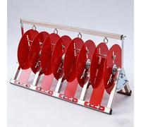 Dévidoir de câbles industriel portable multi-bobines, enrouleur de câbles en acier for une gestion sans nœuds des câbles et cordes(Stainless steel 4 bearing)