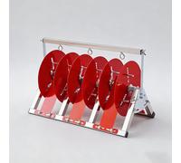 Dévidoir de câbles industriel portable multi-bobines, enrouleur de câbles en acier for une gestion sans nœuds des câbles et cordes(Stainless steel 3 bearing)