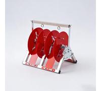 Dévidoir de câbles industriel portable multi-bobines, enrouleur de câbles en acier for une gestion sans nœuds des câbles et cordes(Stainless steel 2 bearing)