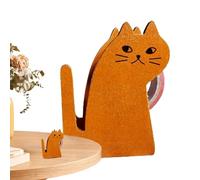Dévidoir de ruban adhésif de bureau, dévidoir de ruban adhésif en bois en forme de chat de dessin animé, coupe-ruban adhésif, portable pour salon, salle de classe, bureau, dortoir