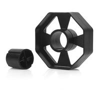 Dévidoir de ruban adhésif Noyau de 3 pouces, 1 jeu noyau distributeur ruban adhésif 1 et 3 roues Pièces rechange roue en plastique pour magasin, bureau et école