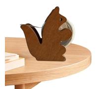 Dévidoir de ruban adhésif pour chat,dévidoir de ruban adhésif, Porte-ruban d'écureuil mignon Coupe-ruban en bois, Coupe-ruban en bois Vintage, organisateur de rangement de ruban de masquage, support d