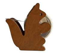 Dévidoir de ruban adhésif pour chat, dévidoir de ruban - Cutter de ruban de bureau en bois en forme d'écureuil | Vintage en bois Masking Tape Storage Organizer Desktop Animal Roll Stand for Office