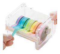 Dévidoir de ruban adhésif pour rouleau de support de bureau, bricolage, accessoire de bureau, utilisation sûre, idéal pour les travaux manuels, la maison, l'entrepôt