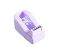 Dévidoir de ruban adhésif transparent rechargeable, 18 x 20 mm, pour l'école, la maison et le bureau (violet)