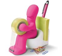 Dévidoir de Ruban - Butt - Amusant - Rose - Inclus : Ruban, Trombones, Stylo