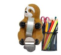 Dévidoir de ruban portable Dévidoir de ruban adhésif large Support mural - Support de ruban adhésif Porte-rouleau auto-adhésif - Ornement paresseux avec base antidérapante, distributeur de ruban de