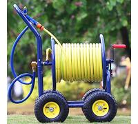 Dévidoir de tuyau extérieur avec roulettes pour jardin, lavage de voiture et stockage d'irrigation