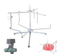 Dévidoir de tuyaux robuste, dérouleur réglable pour tuyaux d'eau, câbles et bobines, enrouleur de tuyaux jusqu'à 500 m, colonne inférieure à forte capacité de charge