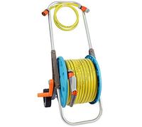 Dévidoir Longuer 50M Enrouleur Tuyau d'arrosage - Buse et Connecteurs inlcus | Eagle Garden