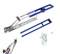 Dévidoir manuel de ruban adhésif pour cloison sèche, distributeur de 2,5 L pour réparation de cloisons sèches avec rallonge, outil de pose de ruban adhésif réglable, applicateur de pâte à joint