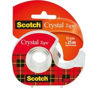 Dévidoir manuel Scotch Crystal transparent dans un dévidoir manuel 19 mm x 25 m