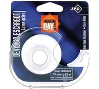 Dévidoir manuel transparent plastique pour rouleau 19mm x 33m vide jpc 858508 G