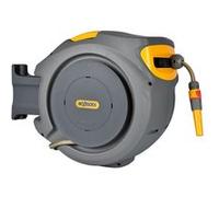 Hozelock Dévidoir de tuyau Auto Reel 20 – 20 m – Gris/Jaune