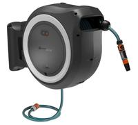 Gardena PowerRoll XL Dévidoir mural sans fil - Solo, 35 m, 18V, blanc, 18642-55