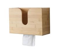 Devidoir Papier Toilette Distributeur de serviettes en papier en bambou, support mural et support mural Serviettes de comptoir Porte-serviettes à main Multifold/C Fold/Z Fold/Trifold Porte Papier