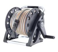 Dévidoir portable Claber Aquapony équipé avec tuyau d'arrosage 15m + kit