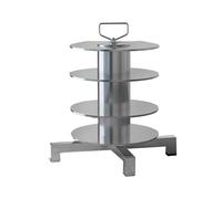 Dévidoir Portable For Bobines De Câble, Distributeur De Câble En Acier Inoxydable,Plusieurs Bobines Peuvent Tourner Indépendamment, Capacité De 80 Kg(4-tier)