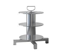 Dévidoir Portable For Bobines De Câble, Distributeur De Câble En Acier Inoxydable,Plusieurs Bobines Peuvent Tourner Indépendamment, Capacité De 80 Kg(3-tier)