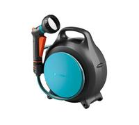 Dévidoir portable - GARDENA - Move - Prêt à l’emploi - Tuyau de 10 m Ø 8,5 mm + Tuyau de raccordement de 1,5 m + pistolet-arrosoir